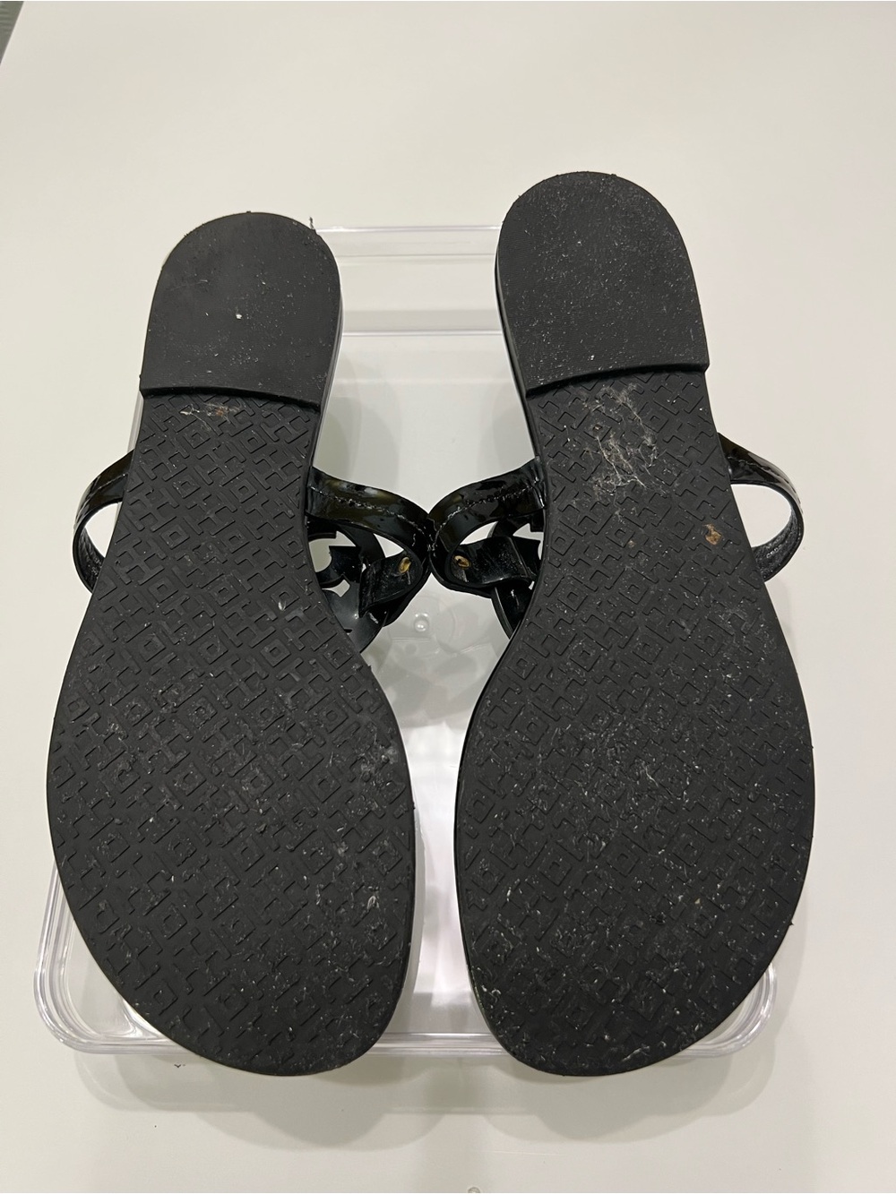 Tory Burch Black Patent Miller Sandal - Picture 4 of 4